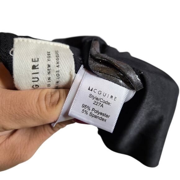 Revolve Mcguire Cropped Strapless Silver Top Size: S NEW - Picture 6 of 6